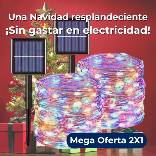 Eco Lights Navideñas™ ¡Transforma tu Decoración Navideña, Sin gastar en electricidad!