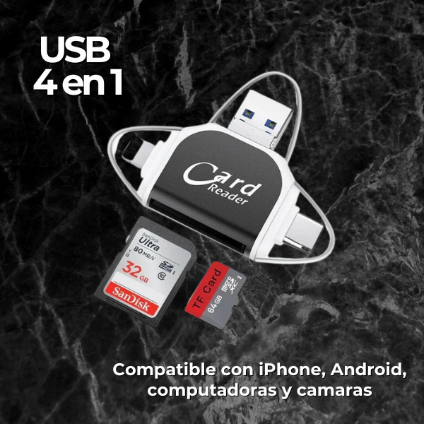 USB 4 en 1™ Alta Velocidad