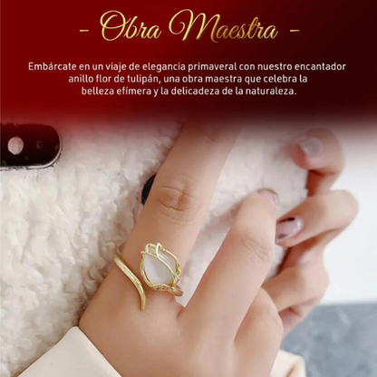 Anillo Tulipán Ajustable™ ¡Joyería Exclusiva!